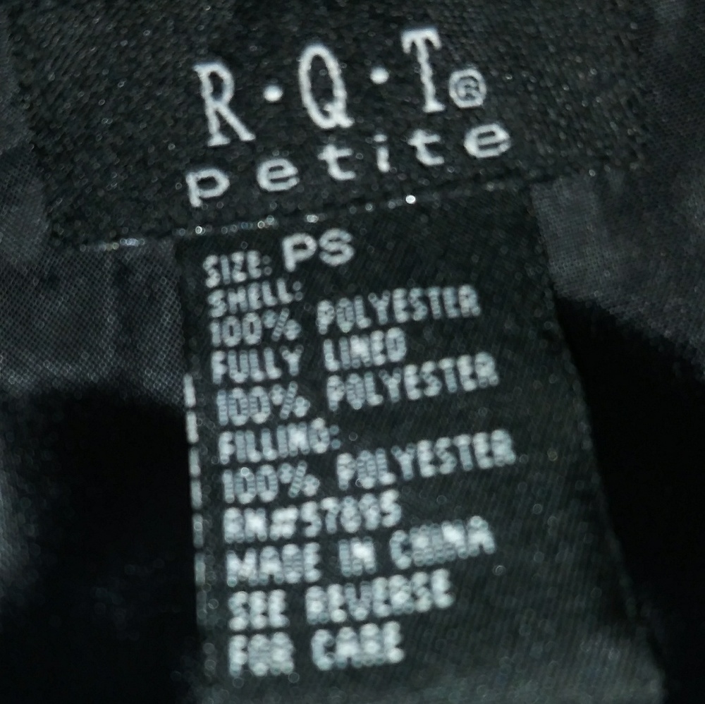R.Q.T. petites tailored black & white jacket - Picture 6 of 6